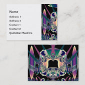 Dunkle Fantasie Visitenkarte (Vorne/Hinten)