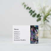 Dunkle Fantasie Visitenkarte (Stehend Vorderseite)