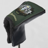 Dunkle Fantasiewesen mit Flügeln. Golf Headcover (3/4 Vorderseite)