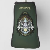 Dunkle Fantasiewesen mit Flügeln. Golf Headcover (Rotieren 90)