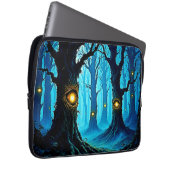 Dunkle Fantasy-Augenwald-Design Laptopschutzhülle (Vorne Rechts)