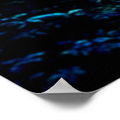 Dunkle Fantasy-Augenwald-Design Poster (Ecke)