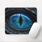 Dunkle Fantasy Blaues Drachenauge Mousepad (Mit Mouse)