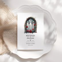 Dunkle Fantasy Castle Gothic Wedding QR Code