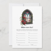 Dunkle Fantasy Castle Gotische Hochzeit Einladung (Vorderseite)