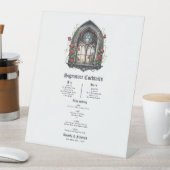 Dunkle Fantasy Castle Gotische Hochzeit Sockelschild (In Situ)