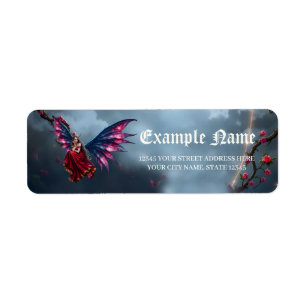 Dunkle Fantasy Fee Königin mit Schmetterlingsflüge