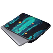 Dunkle Fantasy Forest Mystery Laptopschutzhülle (Vorne Knopf)