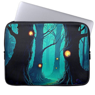 Dunkle Fantasy Forest Mystery Laptopschutzhülle