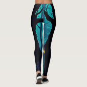 Dunkle Fantasy Forest Mystery Leggings (Rückseite)