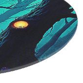 Dunkle Fantasy Forest Mystery Schneidebrett (Ecke)