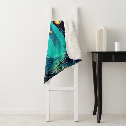 Dunkle Fantasy Forest Mystery Sherpadecke (Beispiel)