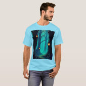 Dunkle Fantasy Forest Mystery T-Shirt (Vorne ganz)