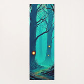 Dunkle Fantasy Forest Mystery Yogamatte (Rückseite)