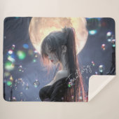 Dunkle Fantasy-Girl / Ästhetik Sherpadecke (Vorderseite (Horizontal))