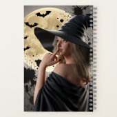 Dunkle Fantasy-Hexen-Notebook Notizblock (Rückseite)