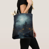 Dunkle Fantasy Horror Landschaft Tasche (Von Nahem)