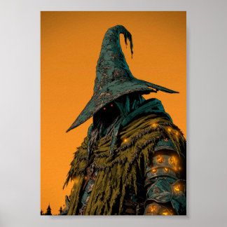 Dunkle Fantasy Ronin Samurai Poster