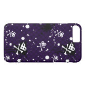 Dunkle FarbeEmo Muster mit Farbe Case-Mate iPhone Hülle (Rückseite (Horizontal))