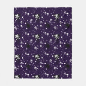 Dunkle FarbeEmo Muster mit Farbe Fleecedecke (Vorderseite)