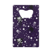 Dunkle FarbeEmo Muster mit Farbe Geldbeutel Flaschenöffner (Vorderseite)