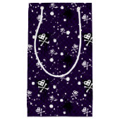 Dunkle FarbeEmo Muster mit Farbe Kleine Geschenktüte (Vorderseite)