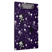 Dunkle FarbeEmo Muster mit Farbe Klemmbrett (Rechts)