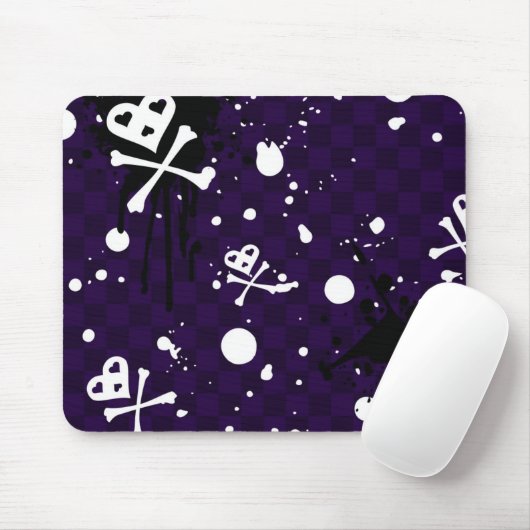 Dunkle FarbeEmo Muster mit Farbe Mousepad (Mit Mouse)