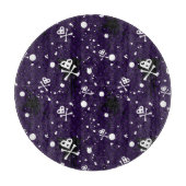 Dunkle FarbeEmo Muster mit Farbe Schneidebrett (Vorderseite)