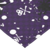 Dunkle FarbeEmo Muster mit Farbe Tischdecke (Schrägansicht)