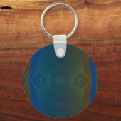 Dunkle Farben Abstrakter Crystaline-Muster-Schlüss Schlüsselanhänger (Rückseite)