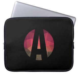 Dunkle Farben Anfangsbuchstaben Moderne trendige H Laptopschutzhülle