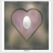 Dunkle Farben leuchtend hören weiße Glühbirne Aufkleber (Blatt)