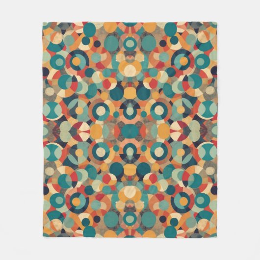 Dunkle Farben zeitgemäßes Design Fleecedecke (Vorderseite)
