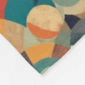 Dunkle Farben zeitgemäßes Design Fleecedecke (Ecke)