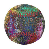 Dunkle, farbige grinöse Textur in kratzfarbiger Ti Baseball (Vorderseite)