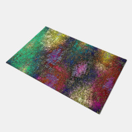 Dunkle, farbige grinöse Textur in kratzfarbiger Ti Fußmatte