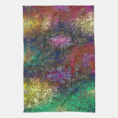 Dunkle, farbige grinöse Textur in kratzfarbiger Ti Geschirrtuch (Vertikal)