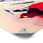 Dunkle Farbkunst Poster (Ecke)