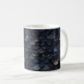 Dunkle Farbskalierungs-Muster Kaffeetasse (VorderseiteRechts)