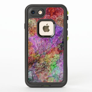 Dunkle Farbtöne Lila rosa, grüngelber Knollen