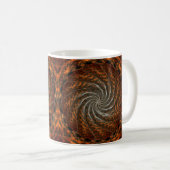 Dunkle Feather Sphere Kaffeetasse (VorderseiteRechts)