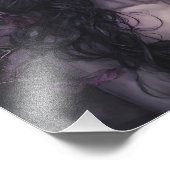 Dunkle Fee Fotodruck (Ecke)