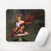 Dunkle Fee Mousepad (Mit Mouse)