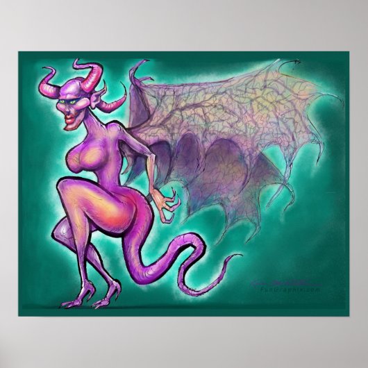 Dunkle Fee Poster (Vorne)