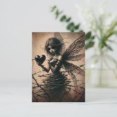 dunkle Fee Postkarte (Stehend Vorderseite)