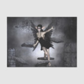 Dunkle Fee Seidenpapier (Vorderseite)