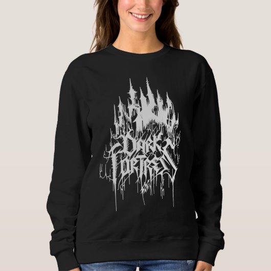 Dunkle Festungsburg Sweatshirt (Vorderseite)