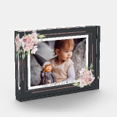 Dunkle Floral auf schwarz | Foto der Mutter (Links)