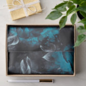 Dunkle Floral Seidenpapier (Geschenk)